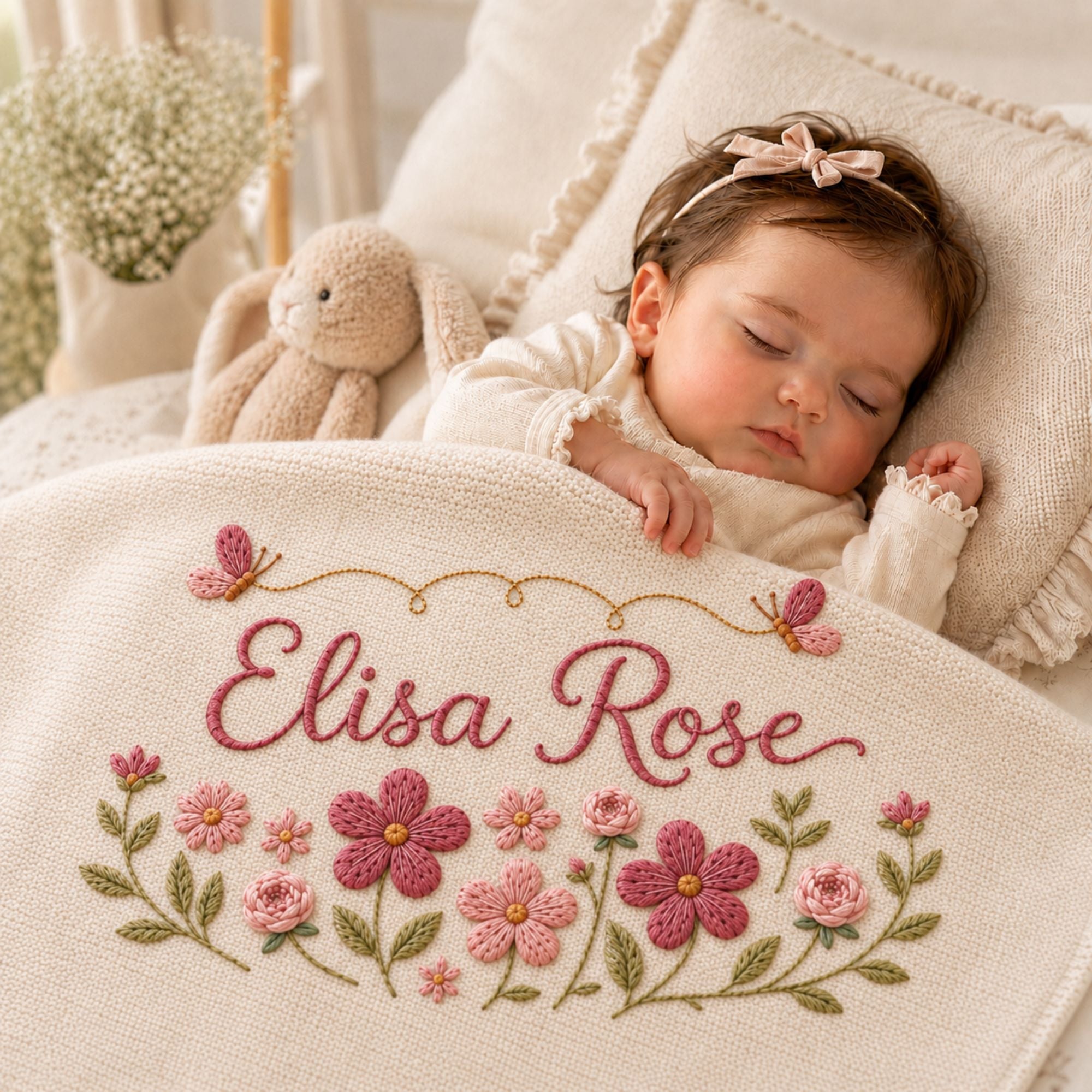 Embroidered Baby Blanket
