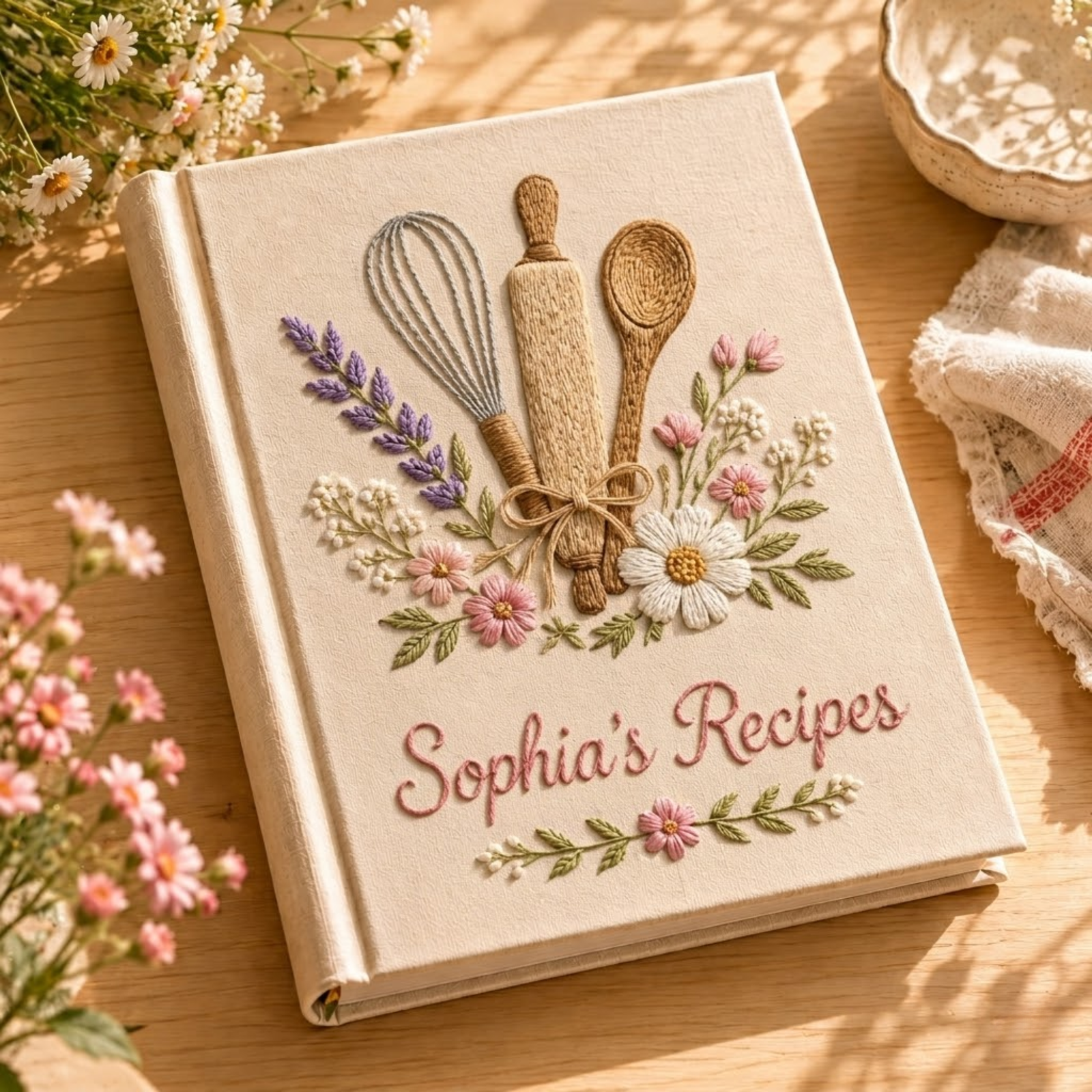 Embroidered Note Book