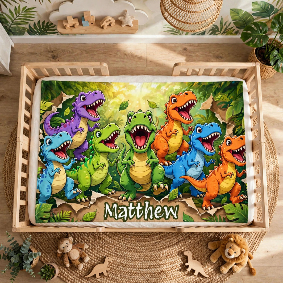 Dinosaur blanket