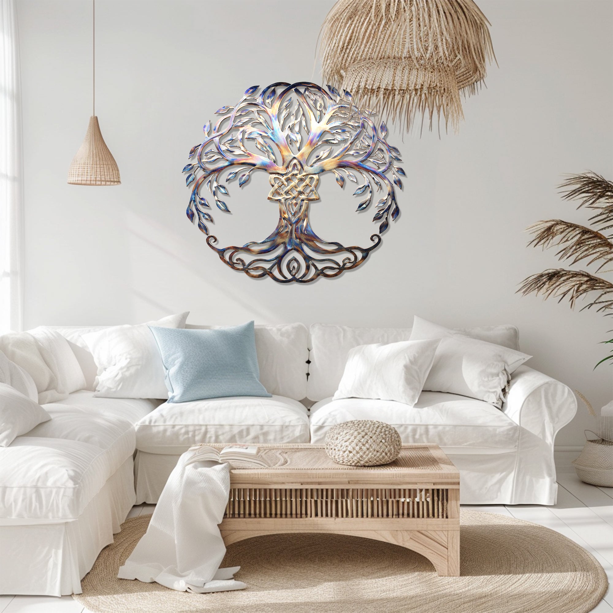 Tree of Life Wall Art – Celtic Mystical UV Printed Decor for Indoor &amp; Outdoor Spaces