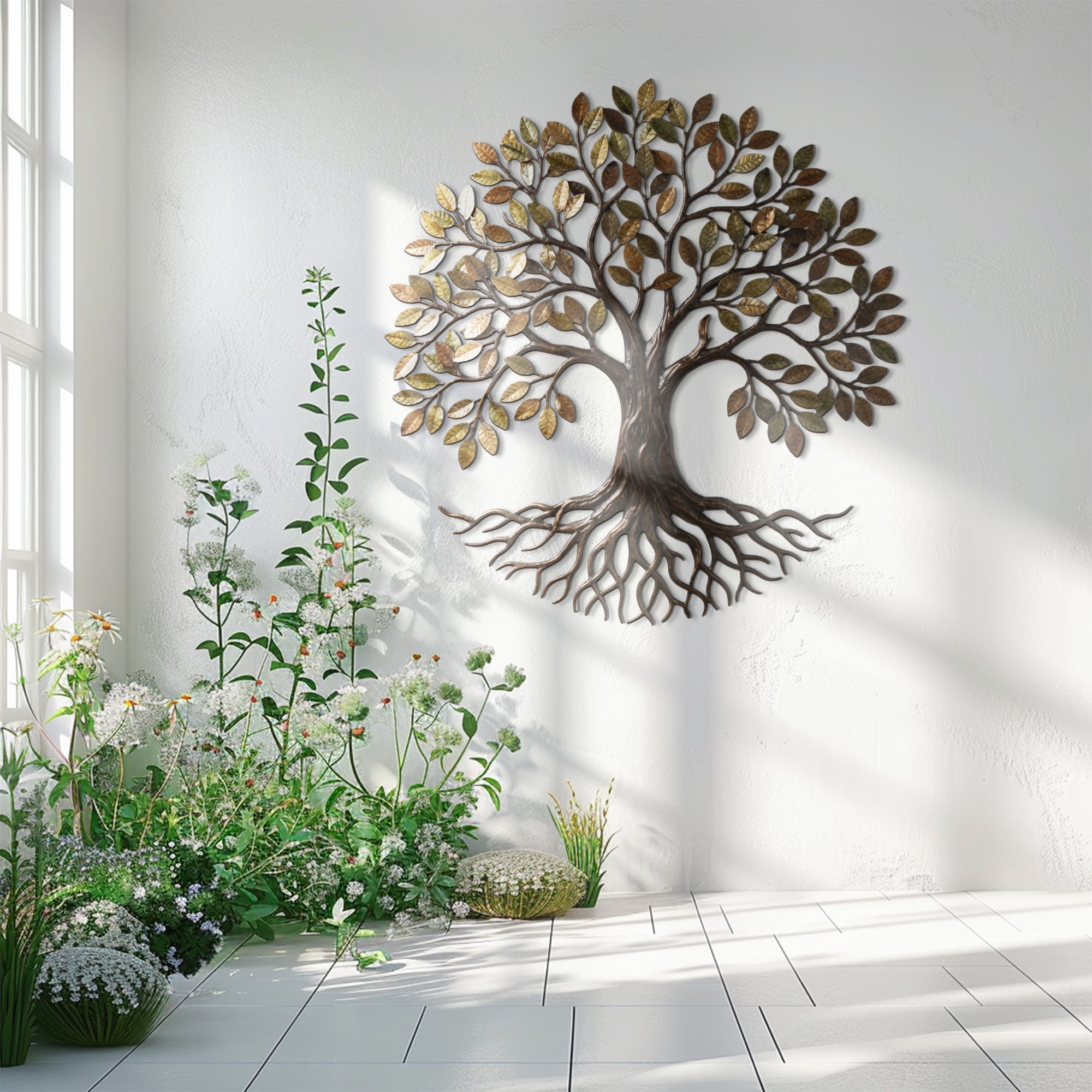 Tree of Life – Premium Metal Wall Art Sculpture Decor for Home &amp; Garden