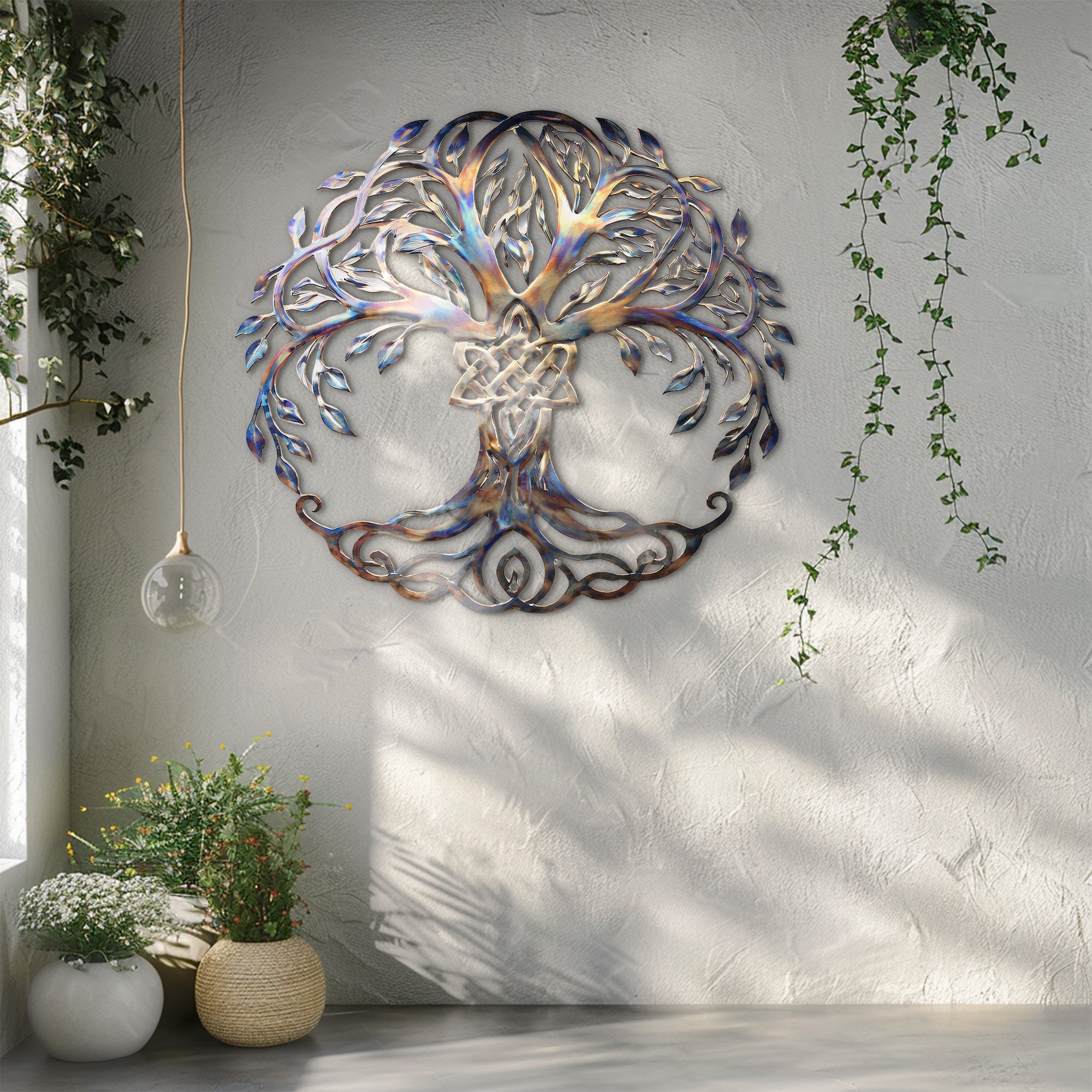 Tree of Life Wall Art – Celtic Mystical UV Printed Decor for Indoor &amp; Outdoor Spaces