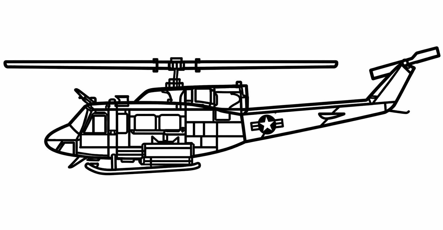 Helicopter Wall Art – Military Aviation UV Printed Aluminum Decor for Indoor Outdoor Wall Display