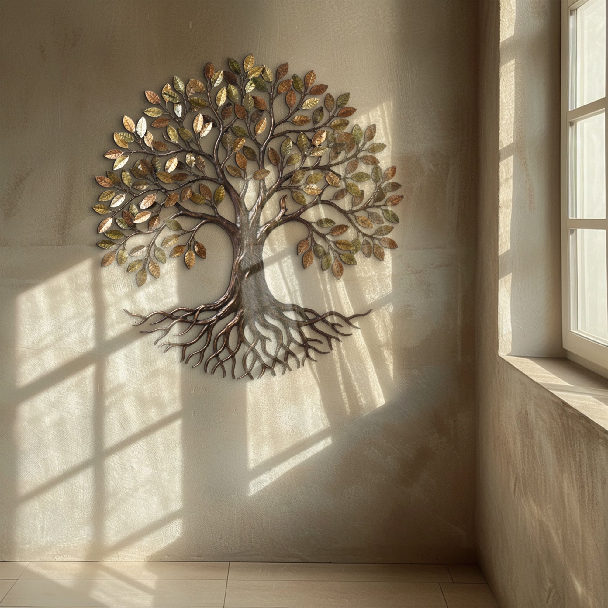 Tree of Life – Premium Metal Wall Art Sculpture Decor for Home &amp; Garden