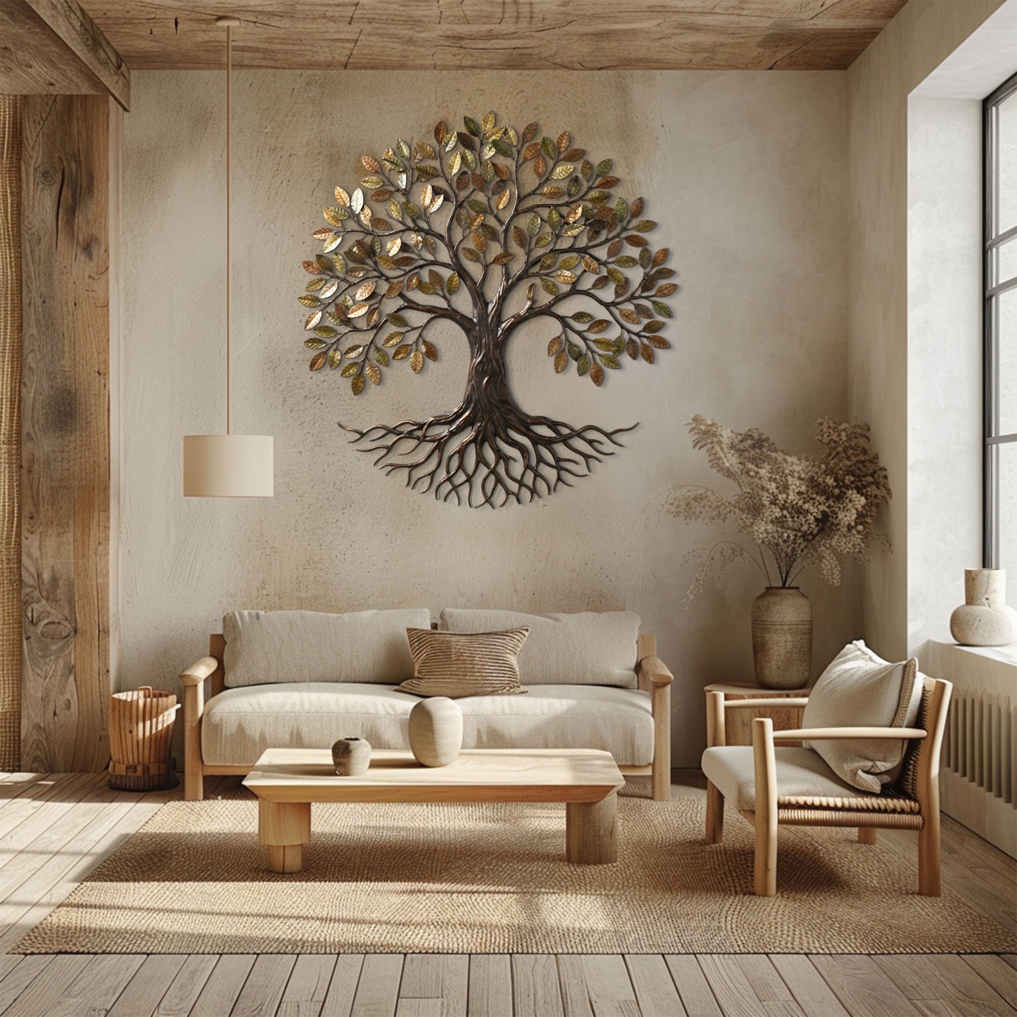 Tree of Life – Premium Metal Wall Art Sculpture Decor for Home &amp; Garden