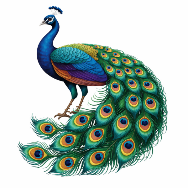 Peacock Wall Art – Vibrant Tropical Style Aluminum Wall Decor for Home