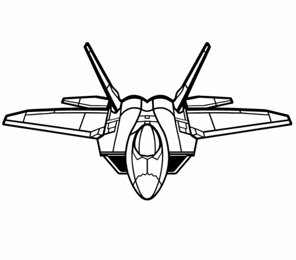 Fighter Jet Wall Art – Minimalist Aviation UV Printed Aluminum Decor for Indoor Outdoor Wall Display