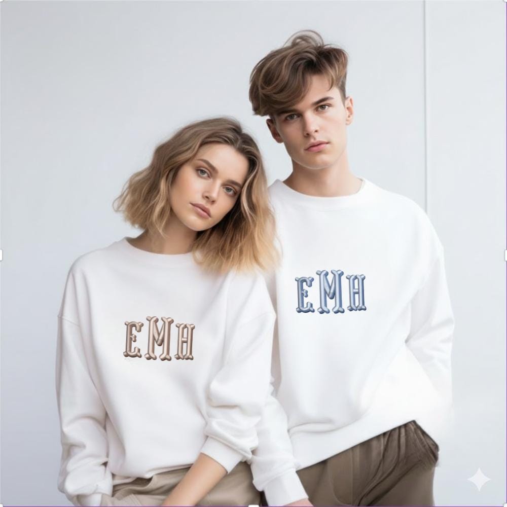 Fishtail Embroidery Monogram Family Designs In 6 Sizes, Instant Download BX Font | PES + 11 other formats for Embroidery Machines