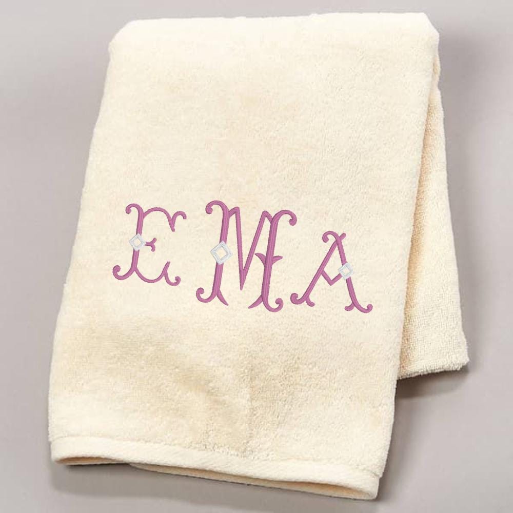 Diamond Monogram Embroidery Monogram Designs In 6 Sizes, Fancy Font Embroidery, Instant Download BX Font | PES + 11 other