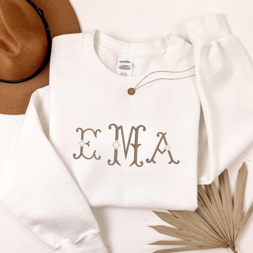 Diamond Monogram Embroidery Monogram Designs In 6 Sizes, Fancy Font Embroidery, Instant Download BX Font | PES + 11 other