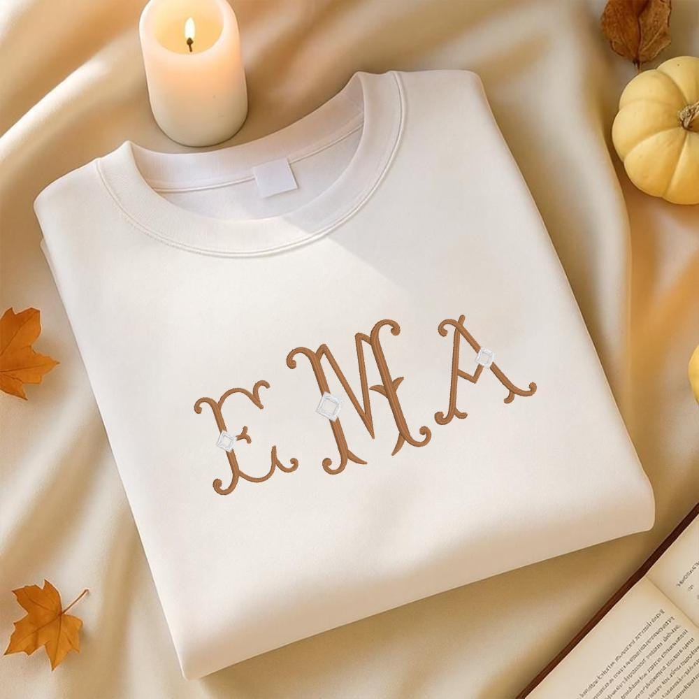 Diamond Monogram Embroidery Monogram Designs In 6 Sizes, Fancy Font Embroidery, Instant Download BX Font | PES + 11 other