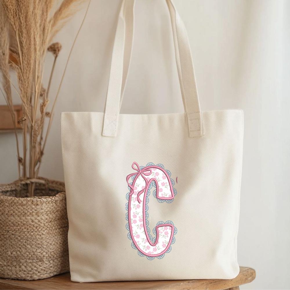 Lace Applique Embroidery Font, A-Z Lace BX Font, 5 Sizes, BX Font Included