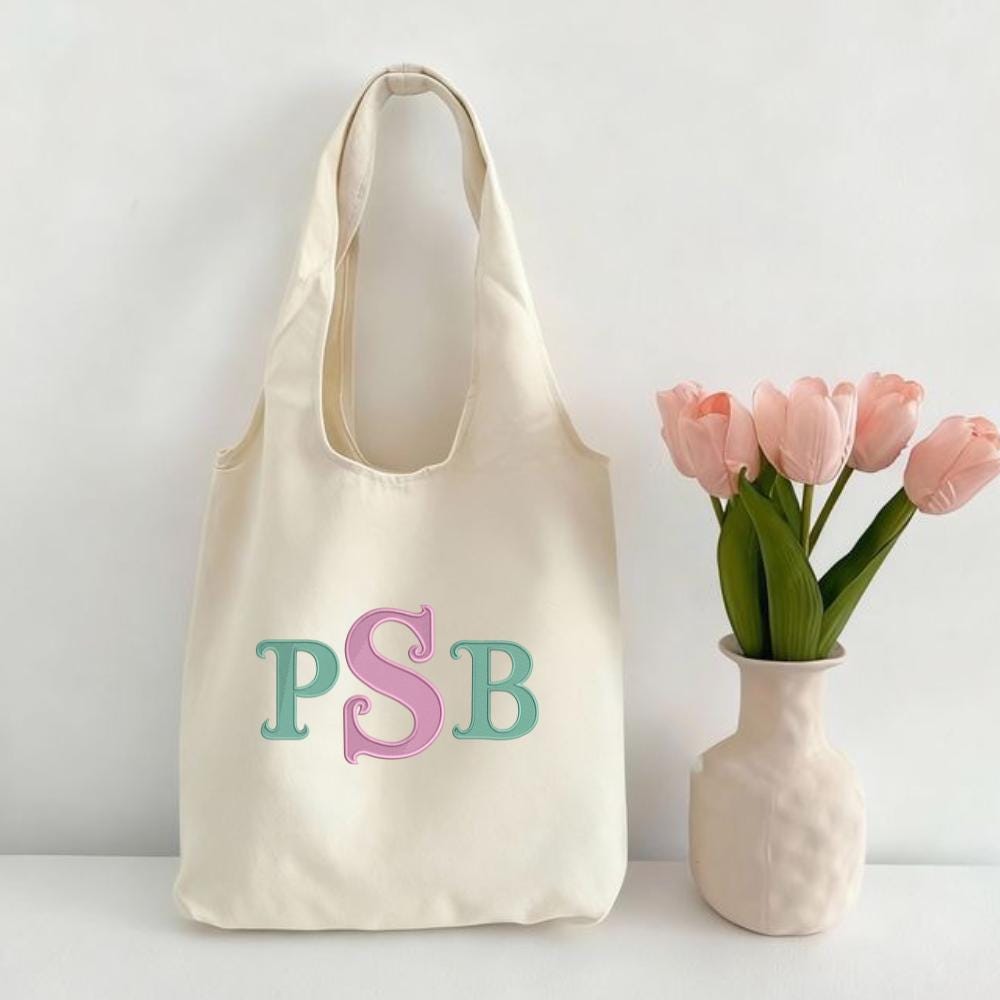 Monogram Fishtail Embroidery,  Monogram Family Designs In 4 Sizes, Instant Download BX Font | PES + 11 other formats for Embroidery Machines