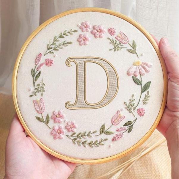 Monogram Fishtail Embroidery,  Monogram Family Designs In 4 Sizes, Instant Download BX Font | PES + 11 other formats for Embroidery Machines