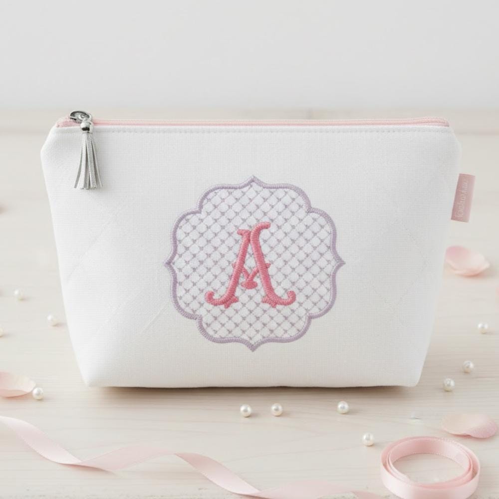 Embossed Monogram Embroidery Font, BX Included Embroidery Font, Floral Alphabet A-Z (BX Font) (Digital Download)
