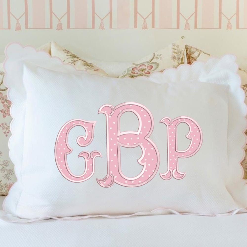 Applique Embroidery Font, Monogram Font Embroidery Design,  A-Z Lace BX Font, 5 Sizes, BX Font Included