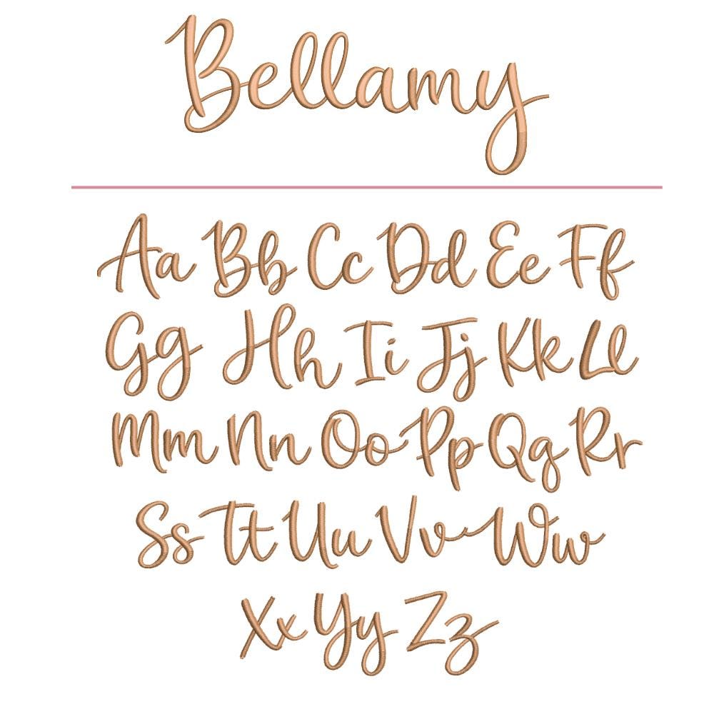 8 Embroidery Font Digital Machine Bundle: Handwritten Fonts Machine Embroidery, Native BX + Satin Stitch font, (BX Included)