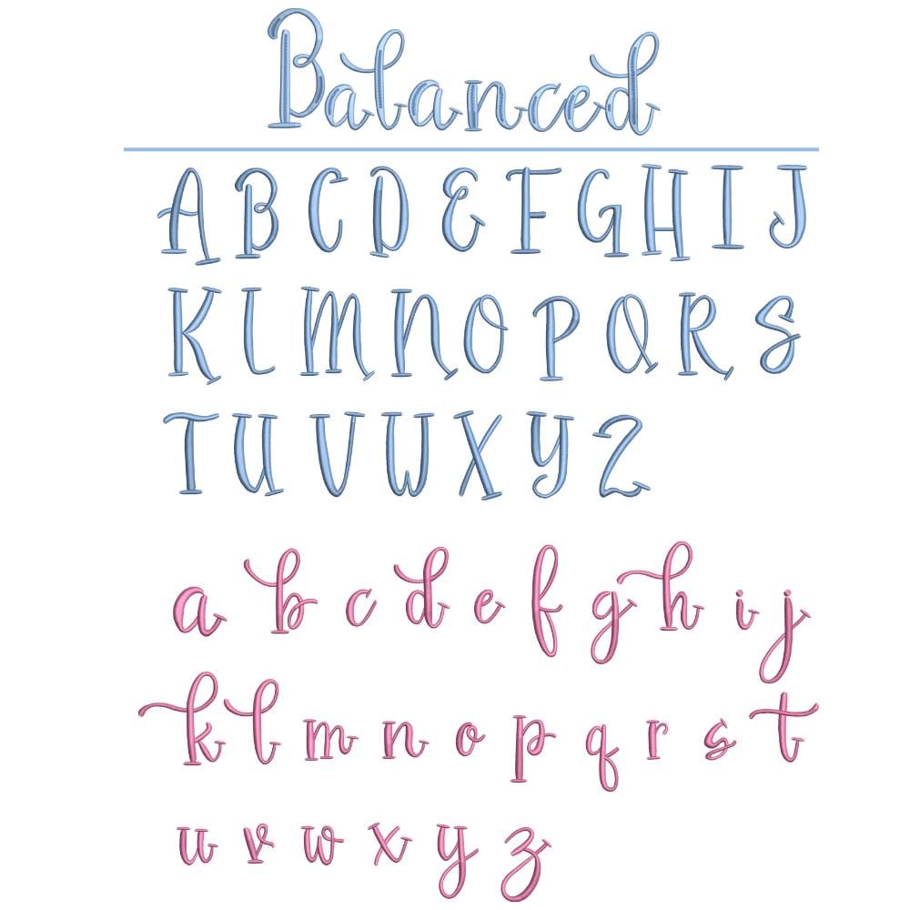 8 Embroidery Font Digital Machine Bundle: Handwritten Fonts Machine Embroidery, Native BX + Satin Stitch font, (BX Included)
