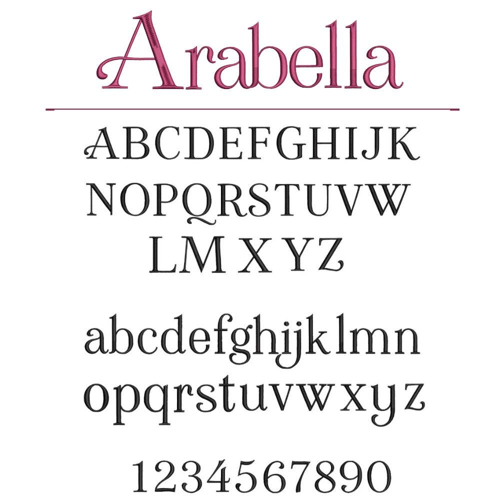 8 Embroidery Font Digital Machine Bundle: Handwritten Fonts Machine Embroidery, Native BX + Satin Stitch font, (BX Included)