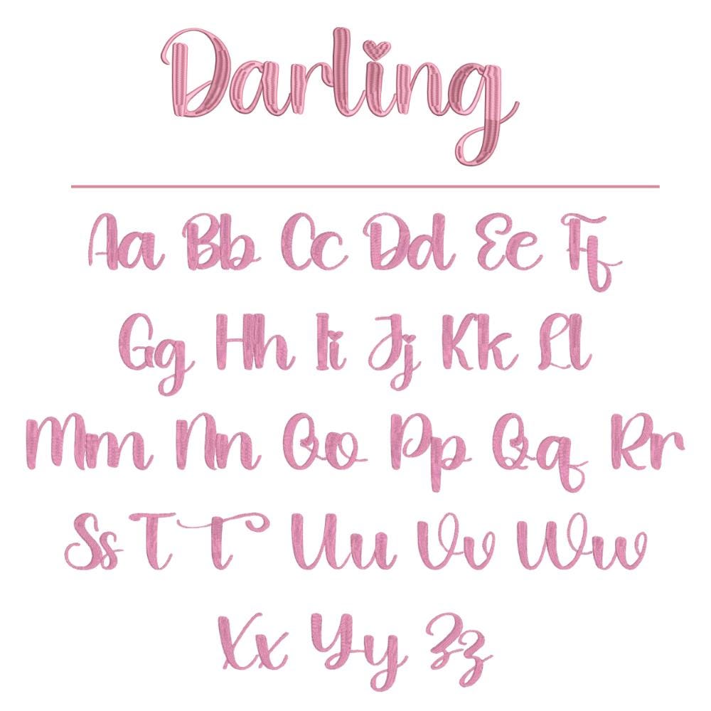 8 Embroidery Font Digital Machine Bundle: Handwritten Fonts Machine Embroidery, Native BX + Satin Stitch font, (BX Included)