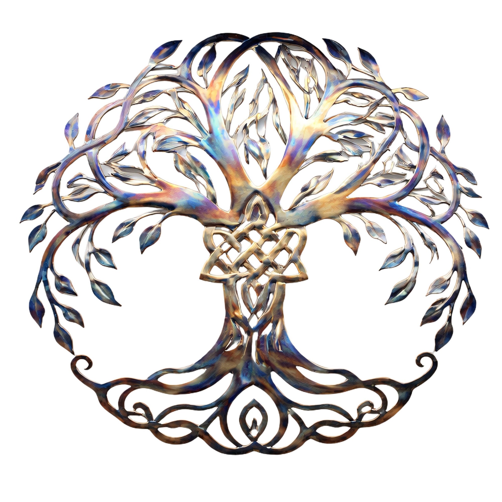 Tree of Life Wall Art – Celtic Mystical UV Printed Decor for Indoor &amp; Outdoor Spaces
