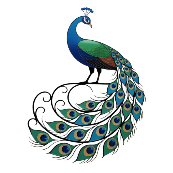 Peacock Wall Decor – Elegant Nature-Inspired Metal Art Decor for Home &amp; Garden