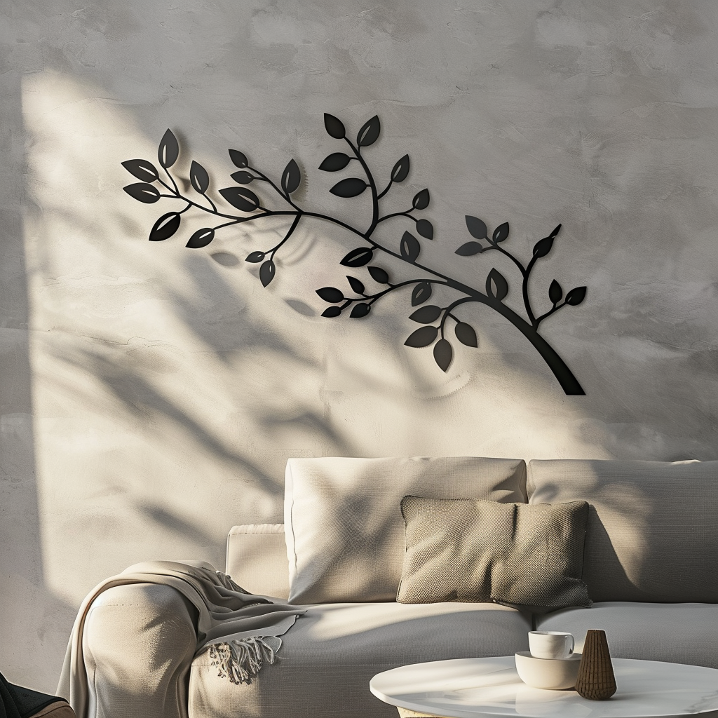 Minimalist Nature Metal Art – Aprel